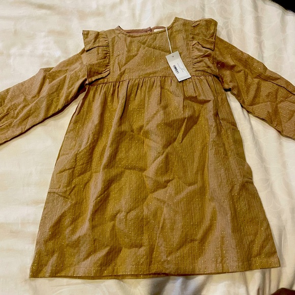 Louis Louise Paris brand new NWT dress Girls size  6 leonette check Dark Pink - Picture 1 of 8